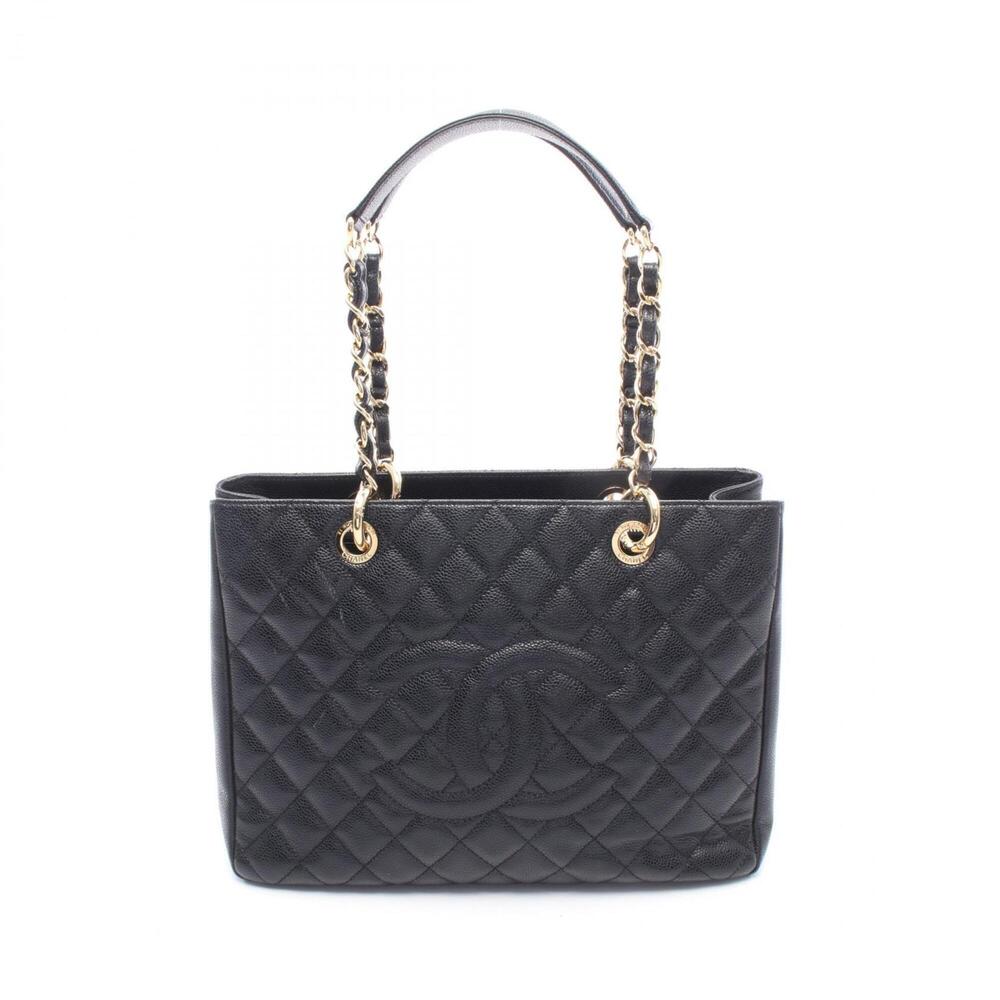 Chanel Matelassé Grand Shopping GST Tote Bag Handbag, Caviar Leather (Grained...